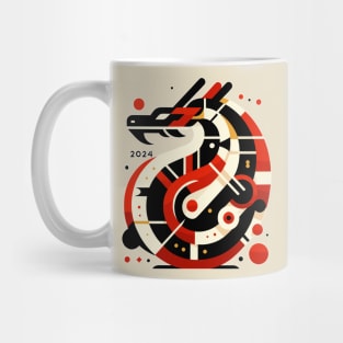 Circular Dragon Emblem 2024 - Lunar New Year Mug